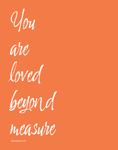 LM1017 - LOVED BEYOND MEASURE