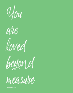 LM1017 - LOVED BEYOND MEASURE